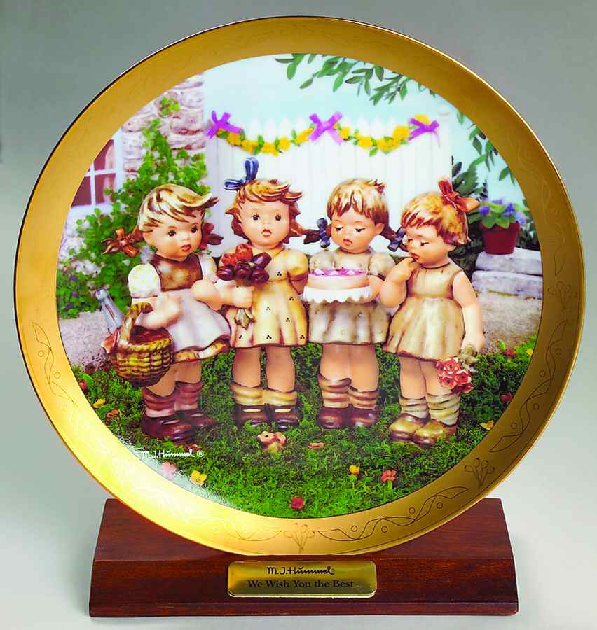 Century Collection Plates We Wish You The Best - Boxed by Danbury Mint-1
