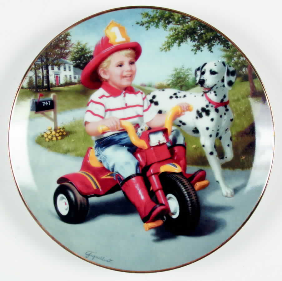 Children of The Week Thursday's Child - No Box by Danbury Mint-1
