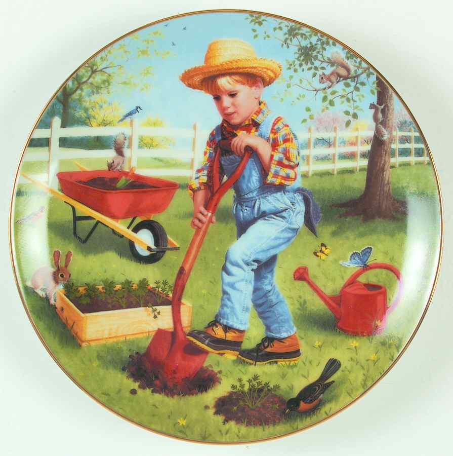 Children of The Week Saturday's Child - No Box by Danbury Mint-1