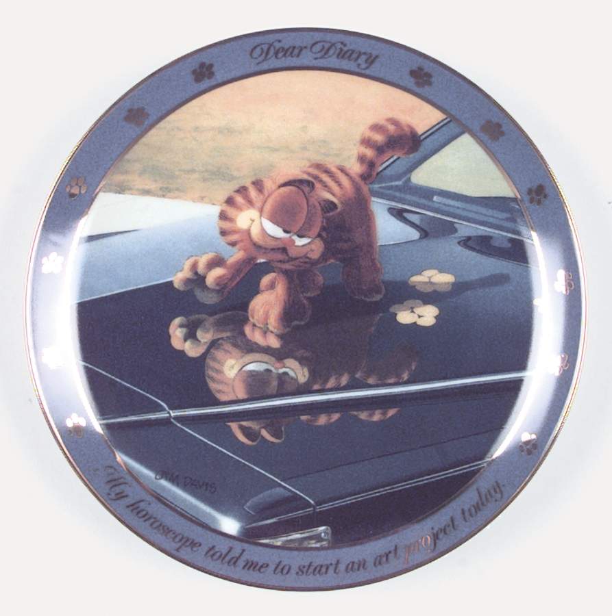 Dear Diary:Garfield Art Project - No Box by Danbury Mint-1