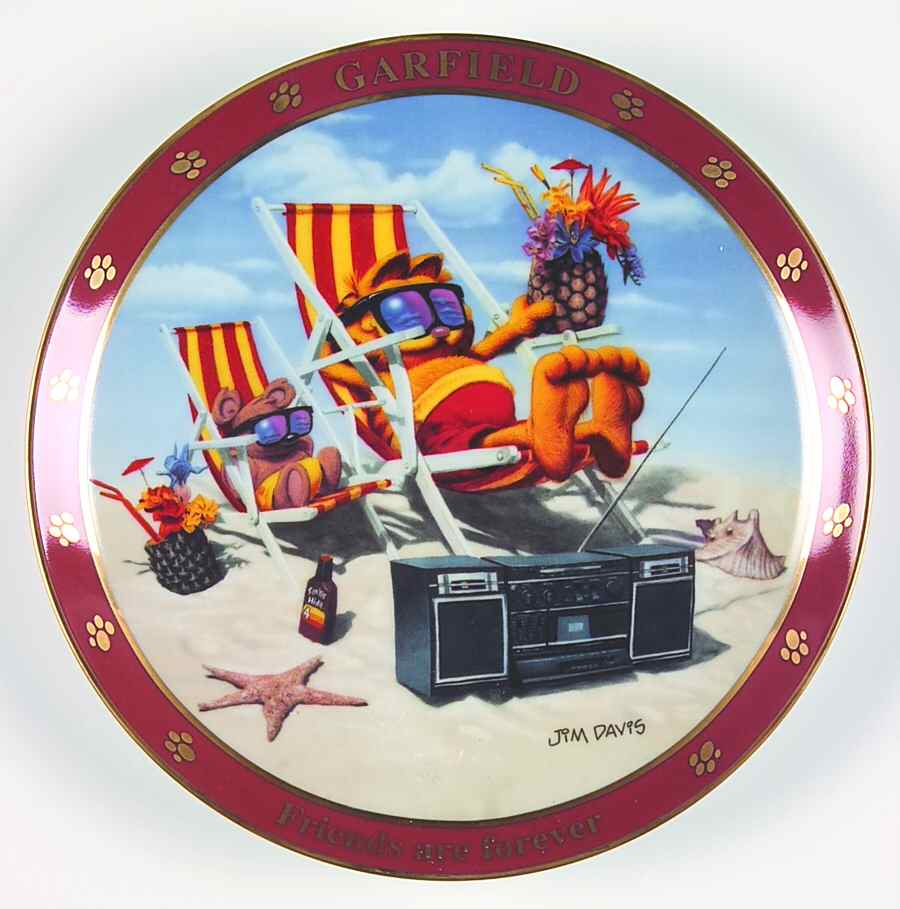 A Day with Garfield Friends Are Forever - No Box by Danbury Mint-1