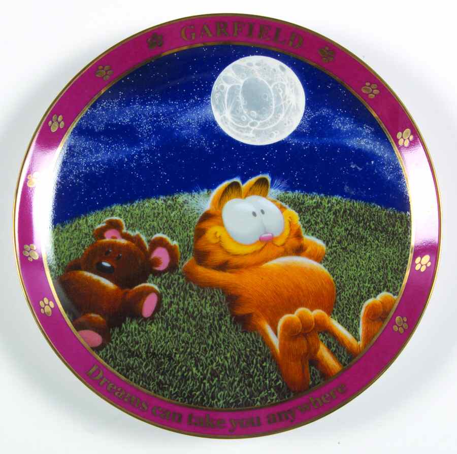 A Day with Garfield Dreams Can Take You Anywhere - No Box by Danbury Mint-1