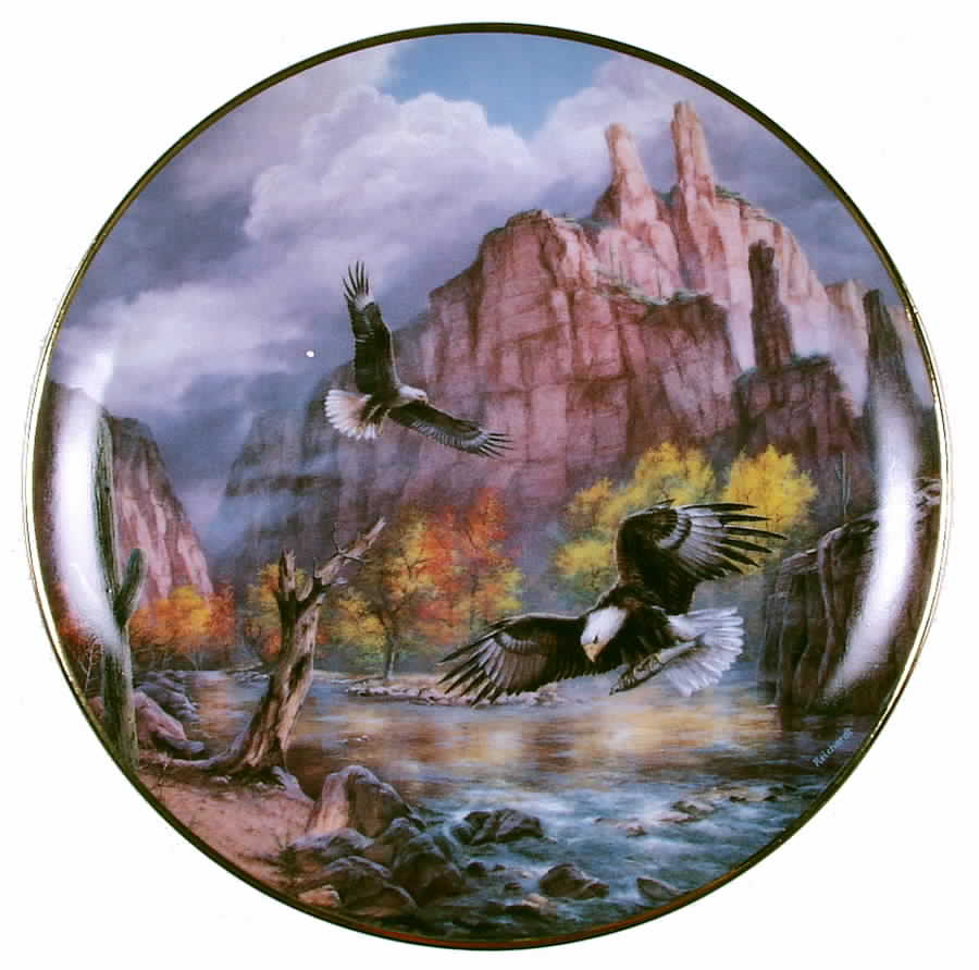 Eagles Across America Catch Of The Day - No Box by Danbury Mint-1