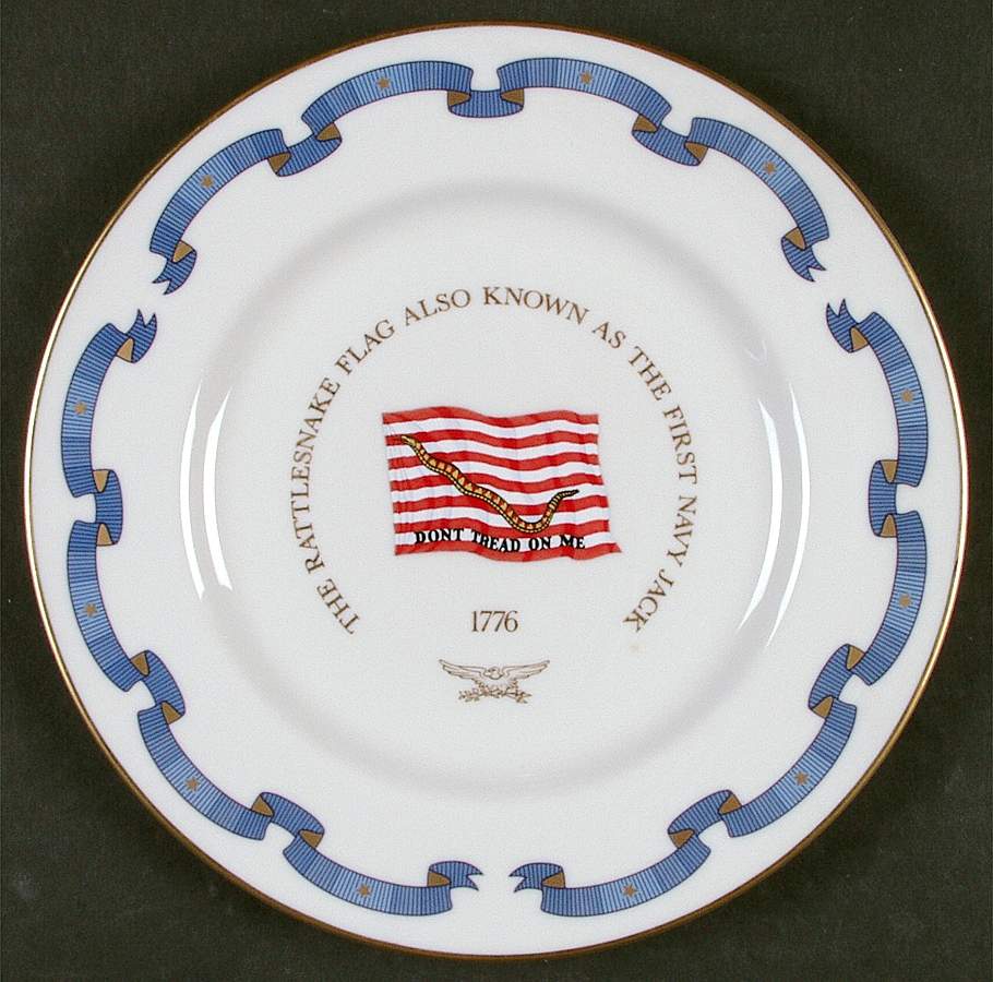 Flags of America Rattlesnake Flag - No Box by Danbury Mint-1
