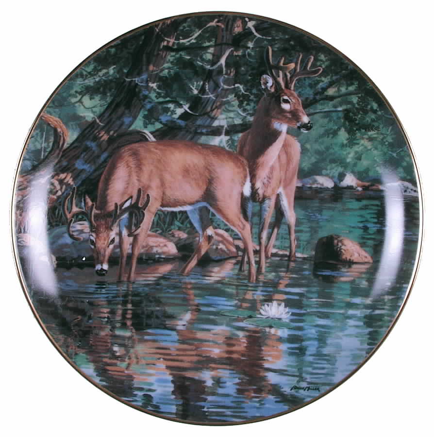 Friends Of The Forest Autumn Hillside - No Box by Danbury Mint-1