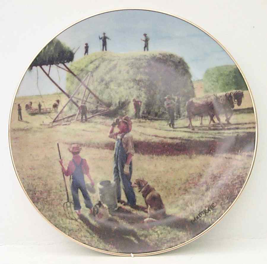 Farming The Heartland A Well Deserved Break - No Box by Danbury Mint-1