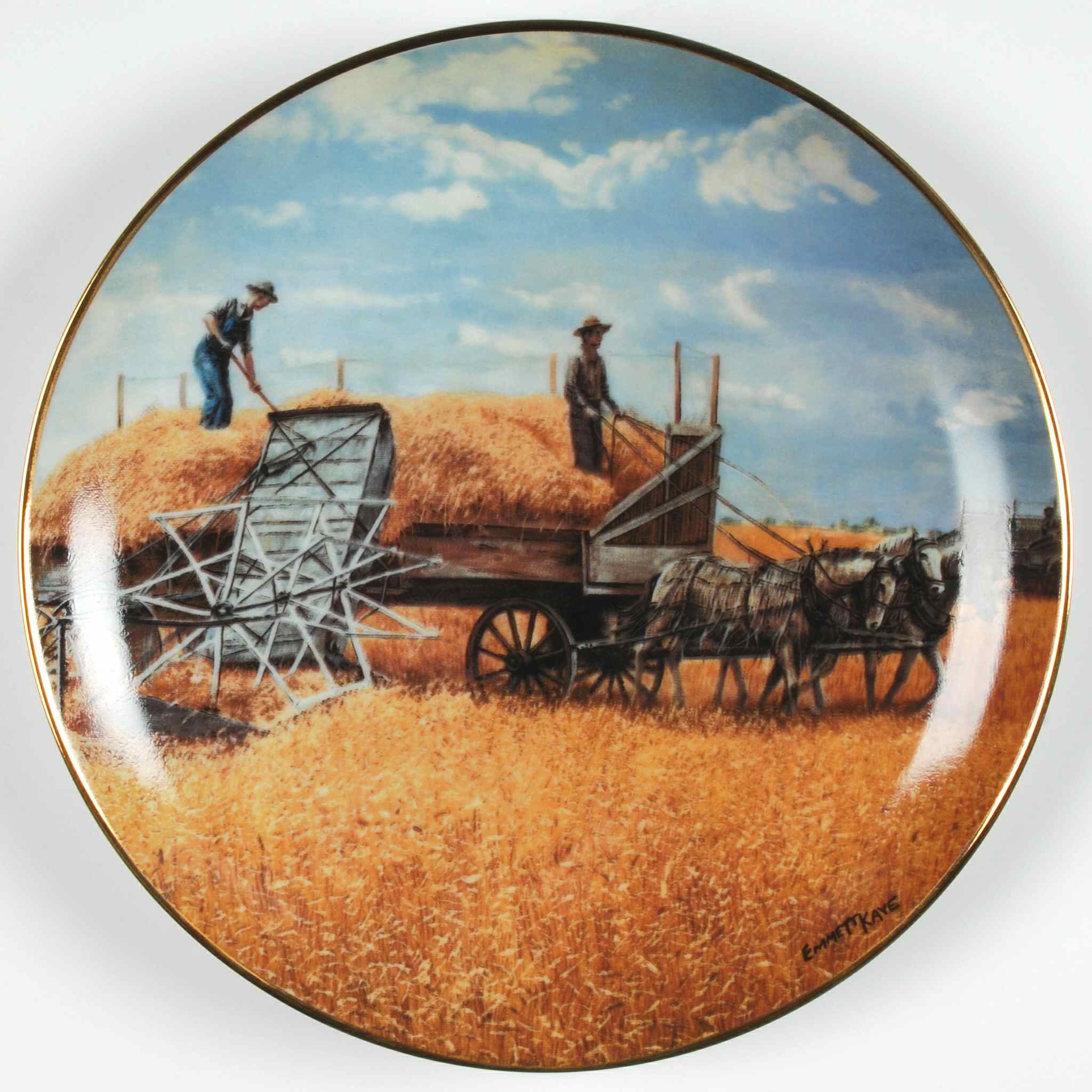 Farming The Heartland Harvesting At Last - No Box by Danbury Mint-1