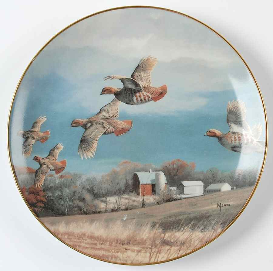Game Birds Farmland Covey - No Box by Danbury Mint-1