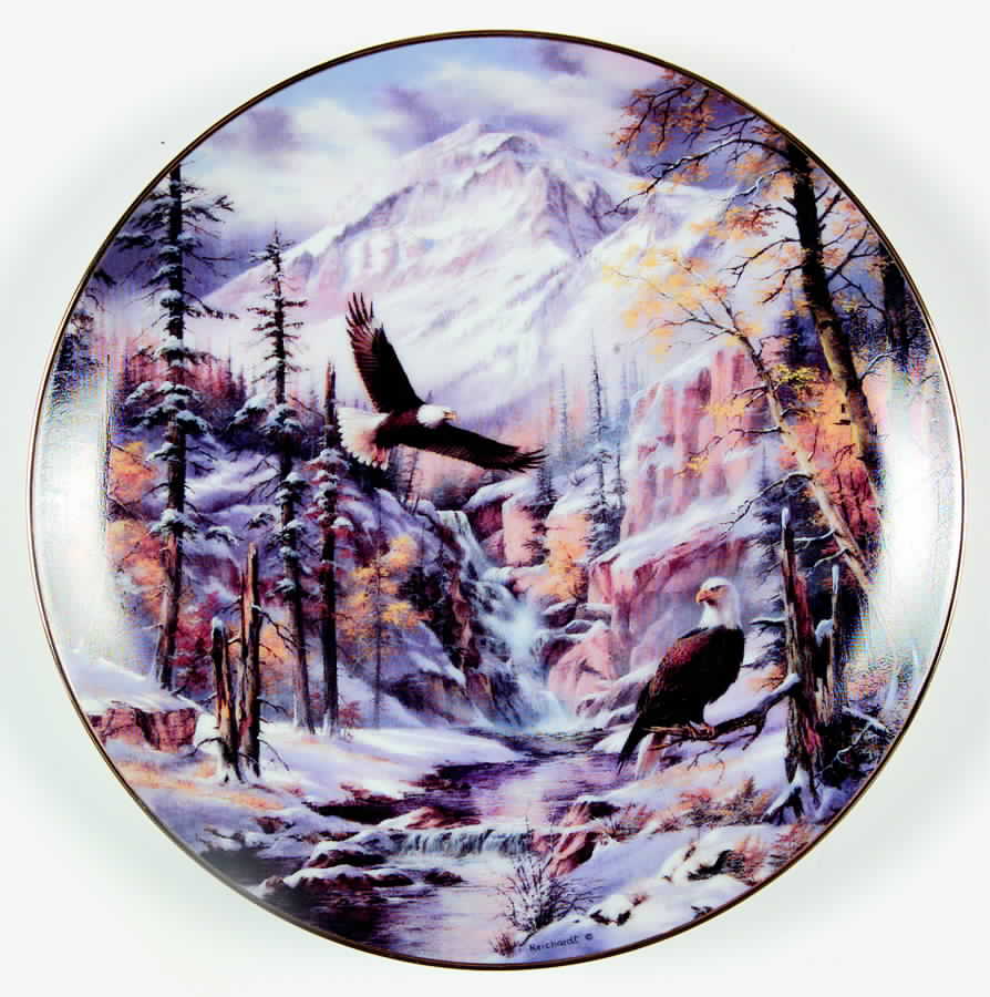 God Bless America Ice Capped Majesty - No Box by Danbury Mint-1