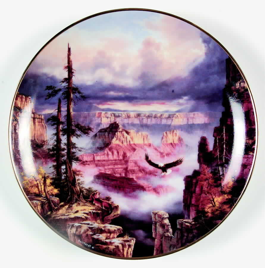 God Bless America Where Eagles Soar - No Box by Danbury Mint-1