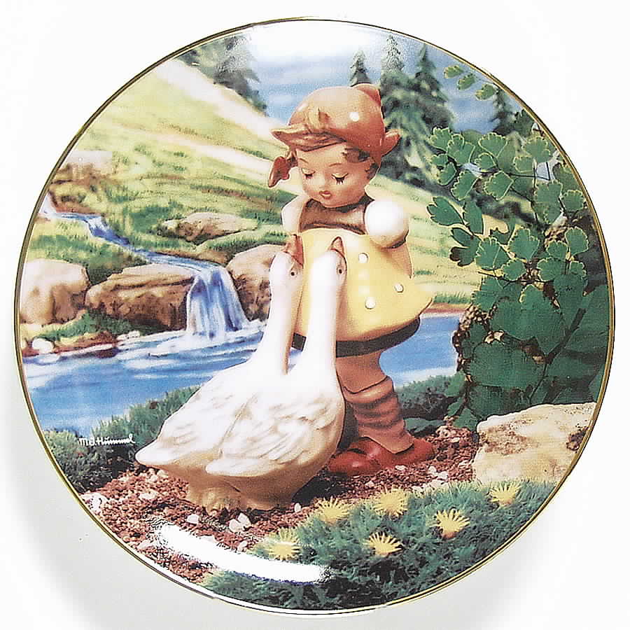 Gentle Friends Goose Girl - No Box by Danbury Mint-1