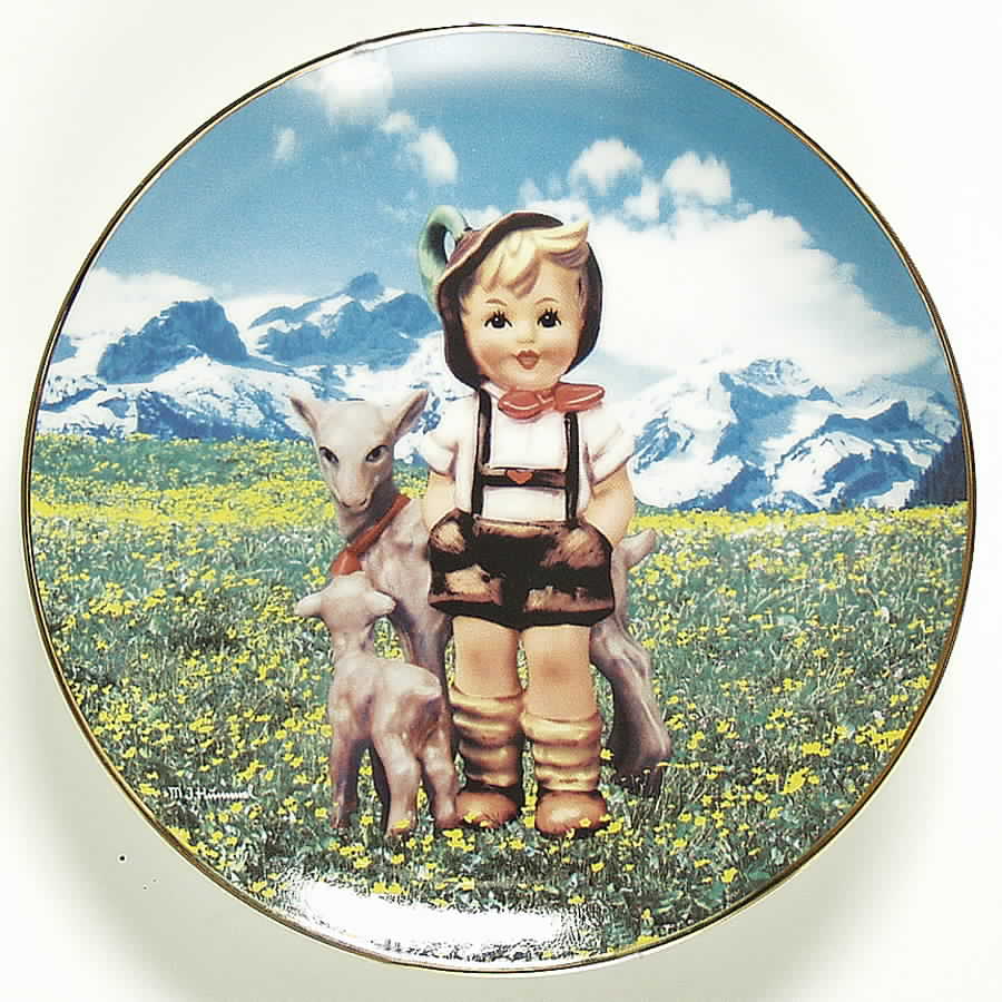 Gentle Friends Little Goat Herder - No Box by Danbury Mint-1