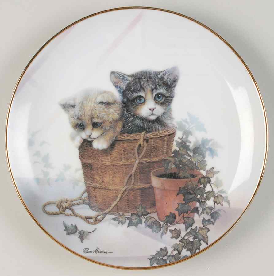 Kitten Cousins Double Trouble - No Box by Danbury Mint-1
