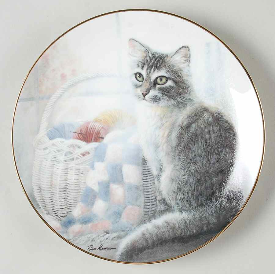 Kitten Cousins Quiet Memory - No Box by Danbury Mint-1
