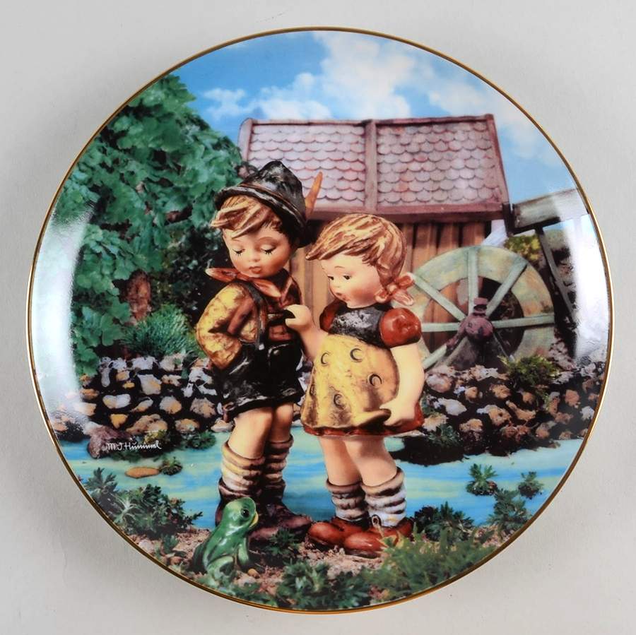 Little Companions Hummel Plates Hello Down There - No Box by Danbury Mint-1