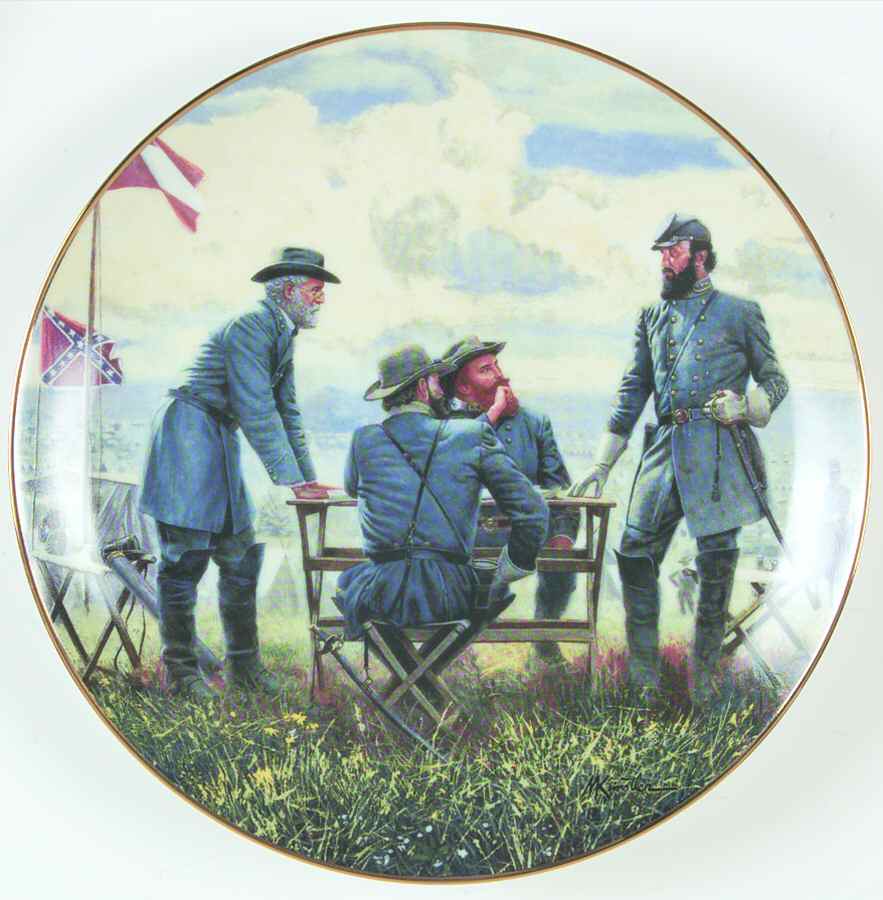 Legends In Gray Planning The Attack - No Box by Danbury Mint-1