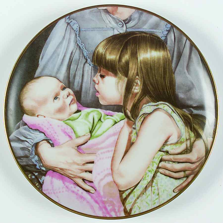 Magic Moments of Childhood Welcoming A New Baby - No Box by Danbury Mint-1