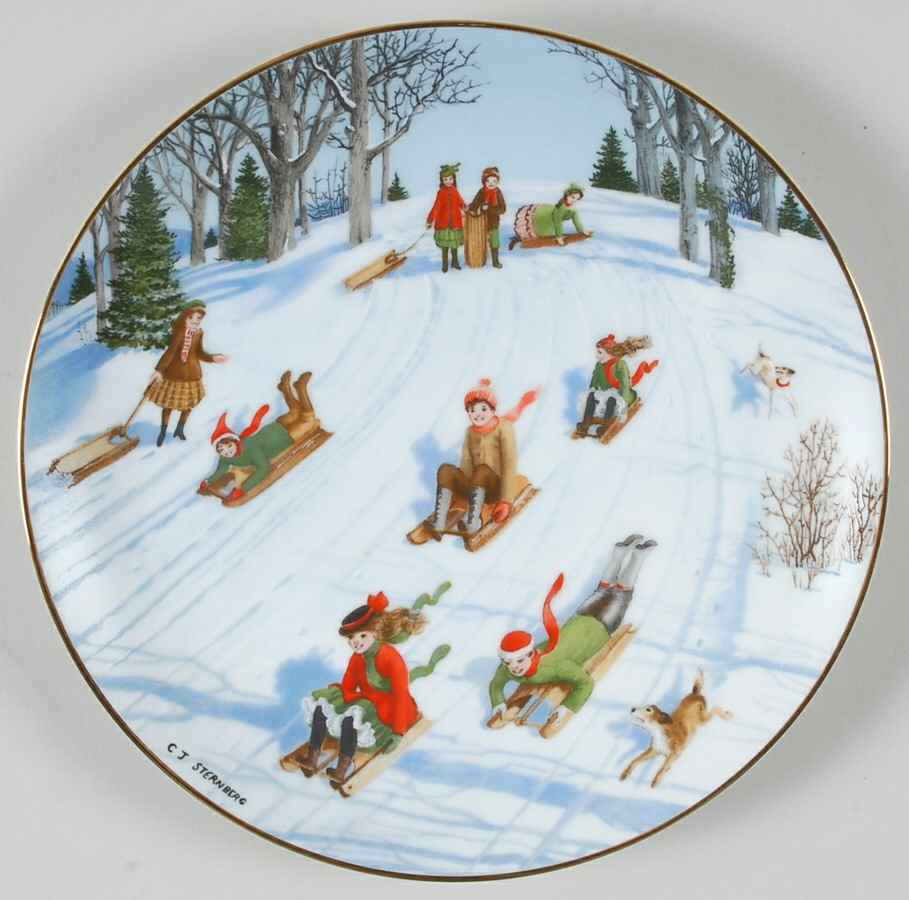 Old Time Country Winter What A Ride - No Box by Danbury Mint-1