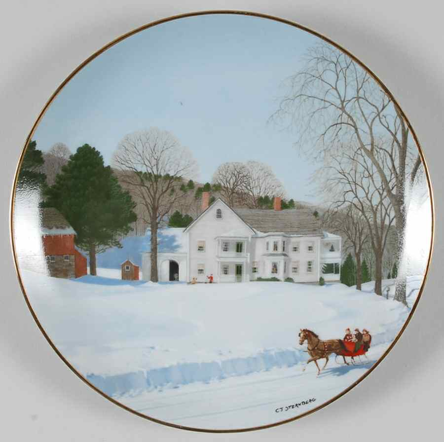 Old Time Country Winter Chittendon's Place - No Box by Danbury Mint-1