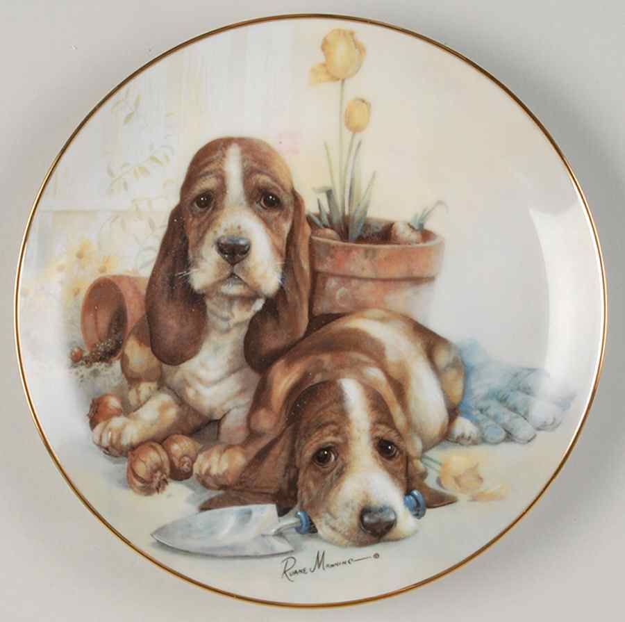 Puppy Pals Little Gardeners - No Box by Danbury Mint-1