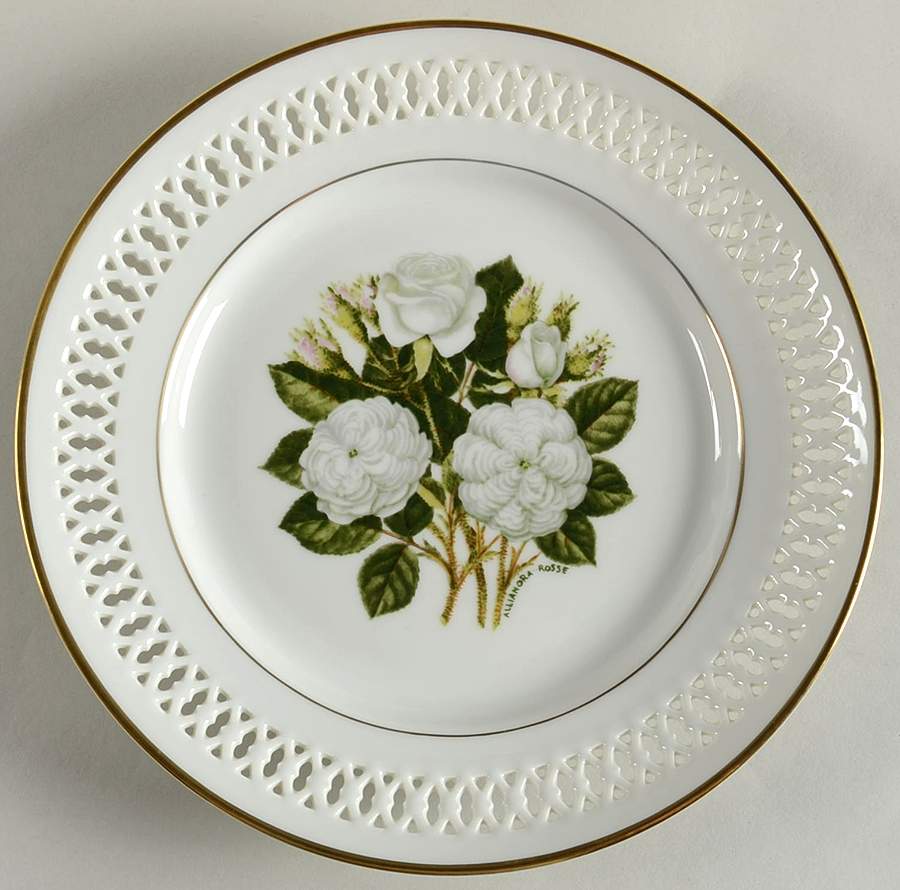 Rose Plates Mademoiselle Hardy - No Box by Danbury Mint-1