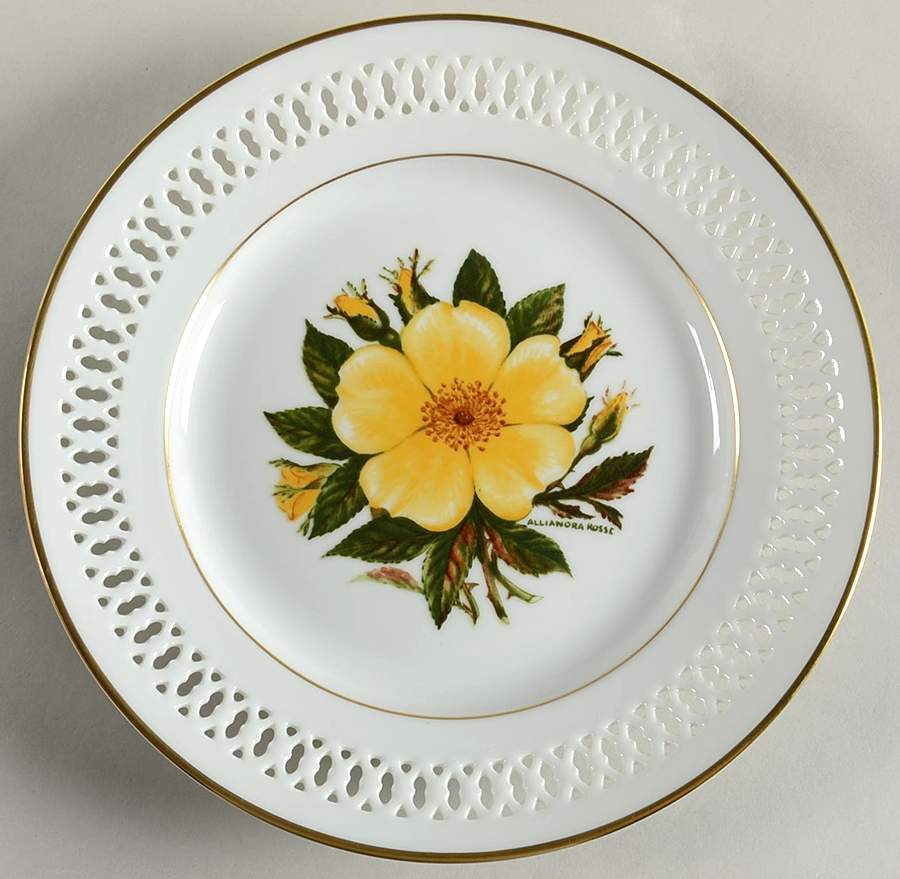 Rose Plates Mermaid - No Box by Danbury Mint-1