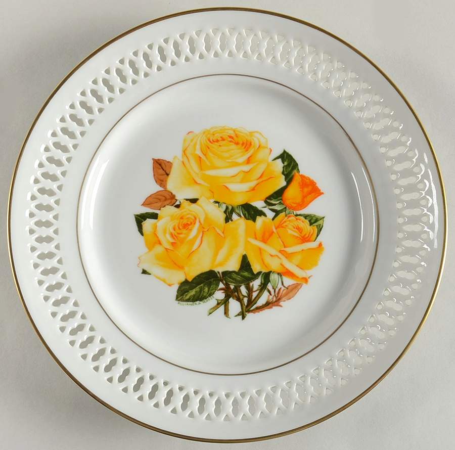 Rose Plates Peace - No Box by Danbury Mint-1