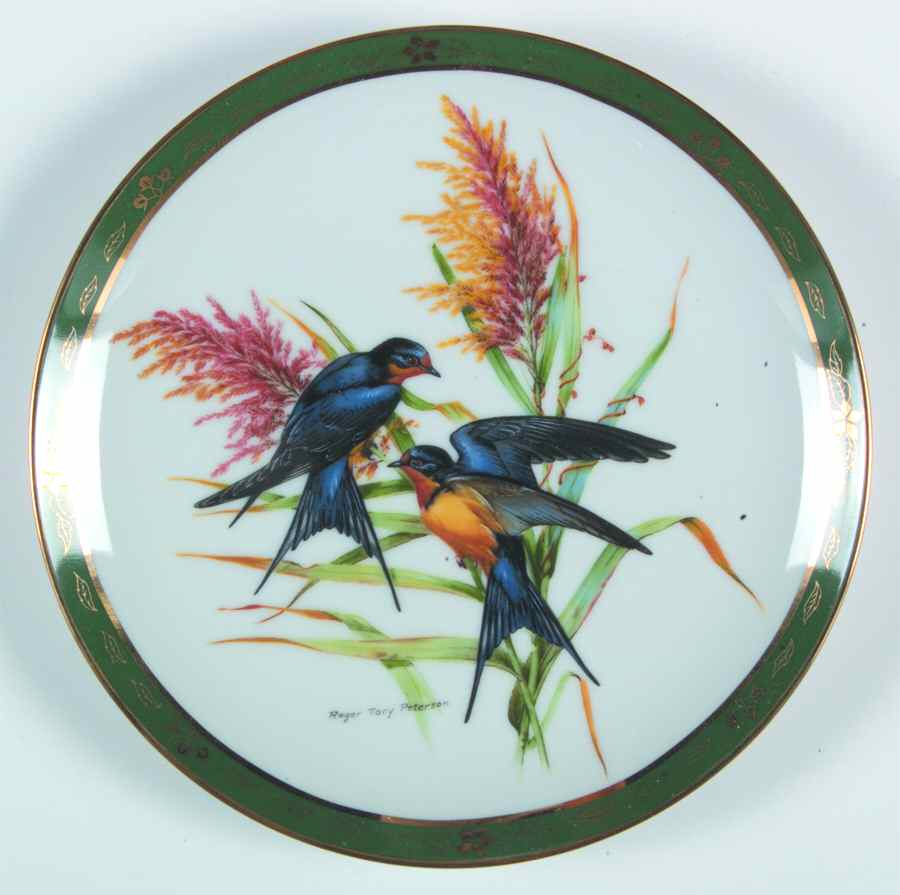 Songbirds of Roger Tory Peterson Barn Swallows - No Box by Danbury Mint-1