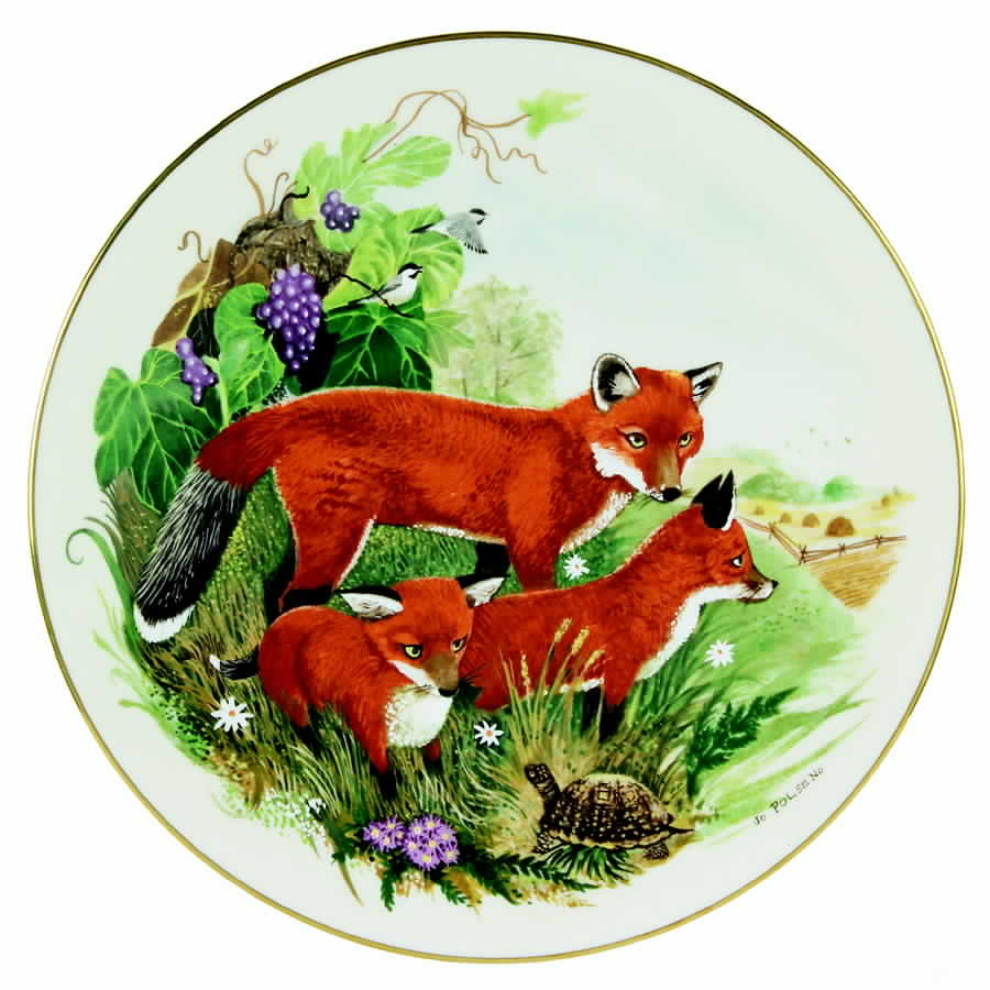 Scenes From A Wooded Glen Red Fox - No Box by Danbury Mint-1