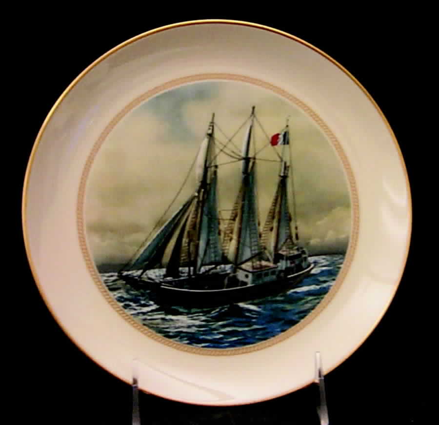 Tall Ships Bel Espoir Ii-France - No Box by Danbury Mint-1