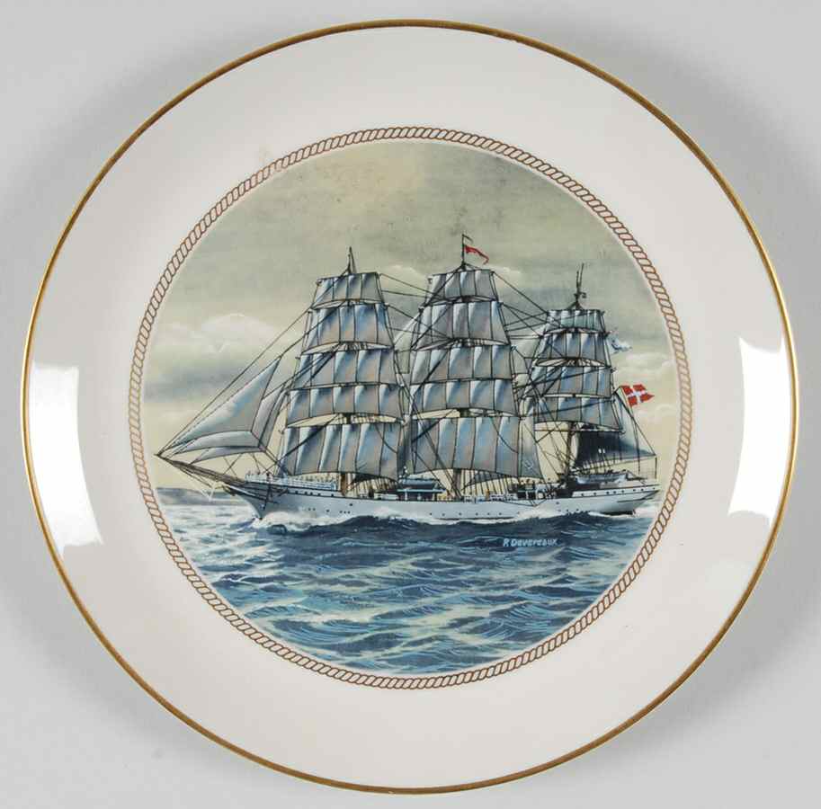 Tall Ships Danmark-Denmark - No Box by Danbury Mint-1