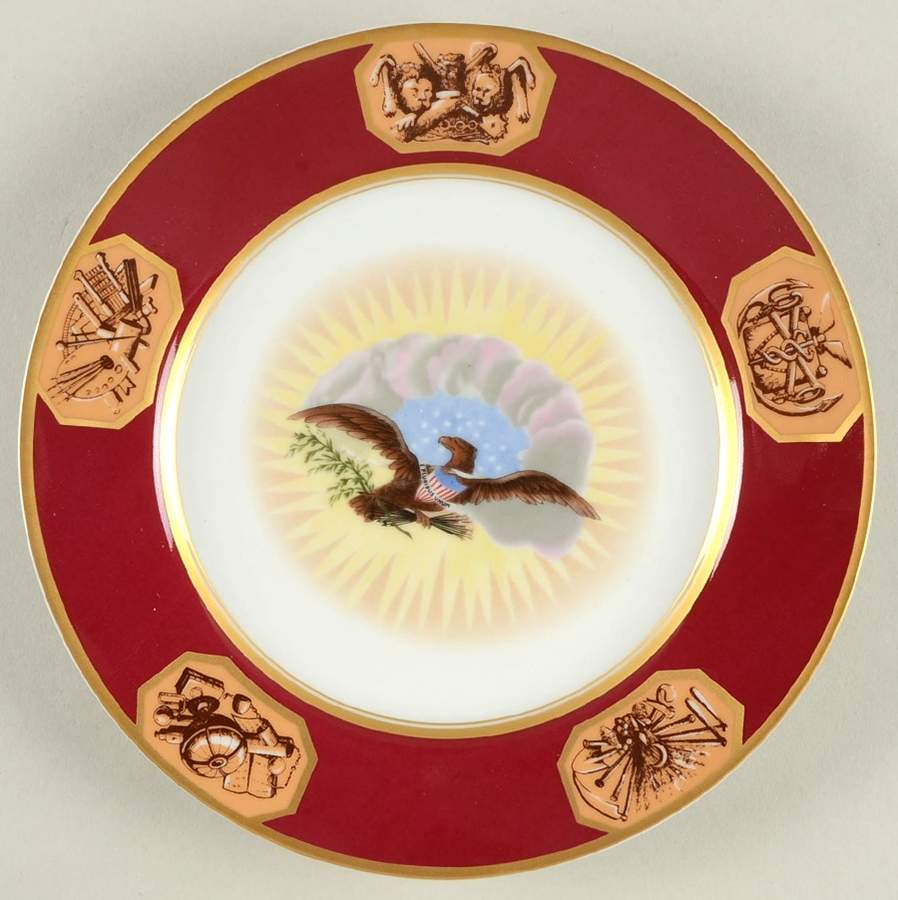 White House China James Monroe - No Box by Danbury Mint-1