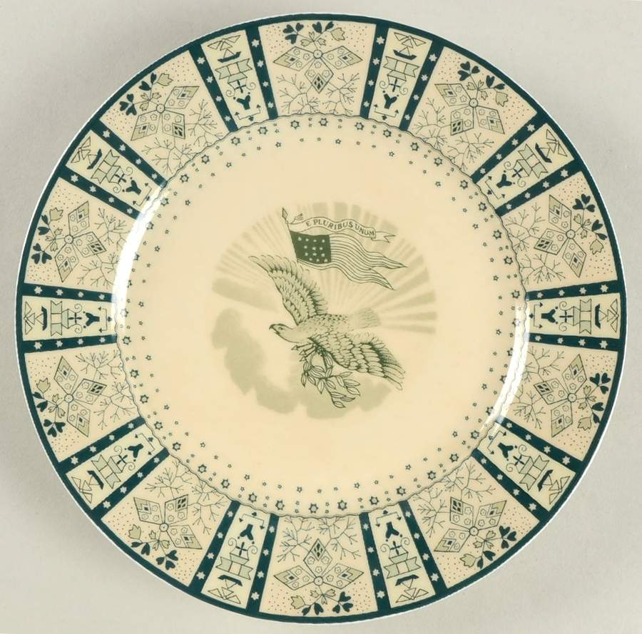 White House China Zachary Taylor - No Box by Danbury Mint-1