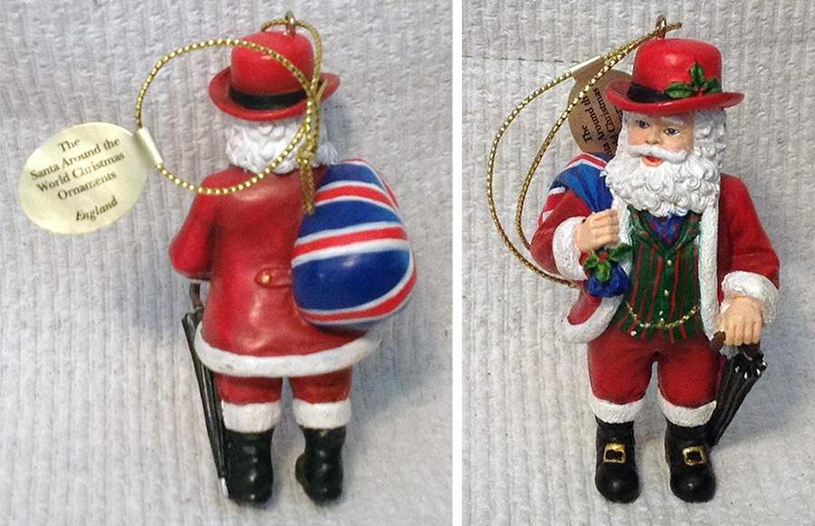 Santa Around the World England - No Box by Danbury Mint-1