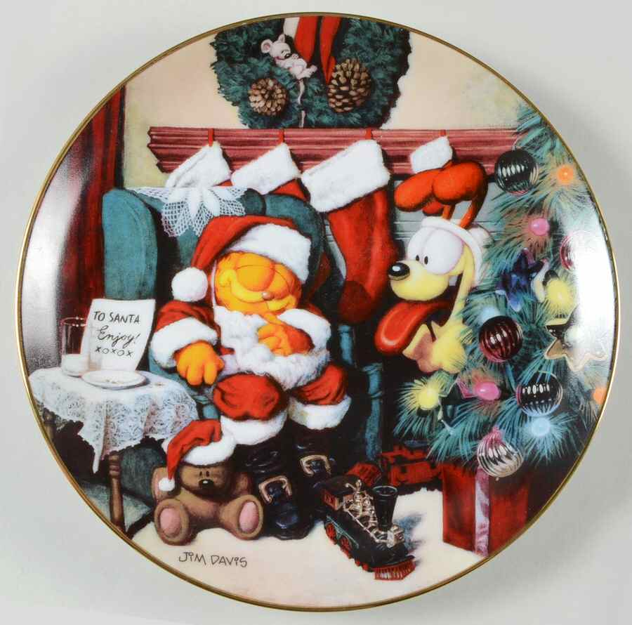 Garfields Christmas Not A Fat Cat Was Dtirring - No Box by Danbury Mint-1
