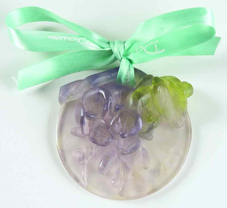 Daum Christmas Ornament-Crystal Mistletoe - No Box by Daum-1