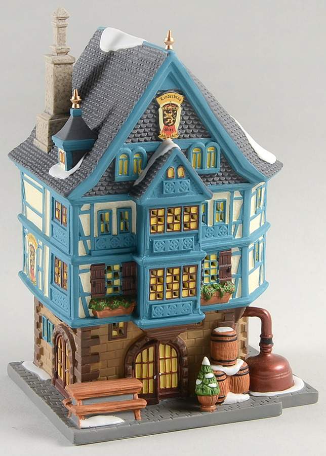 Alpine Village Linderbrau Beer Hall - No Box by Department 56-1