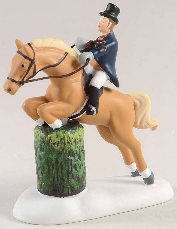 Twelfth Night - Dickens' Village Victorian Show Jumping - Boxed by Department 56-1