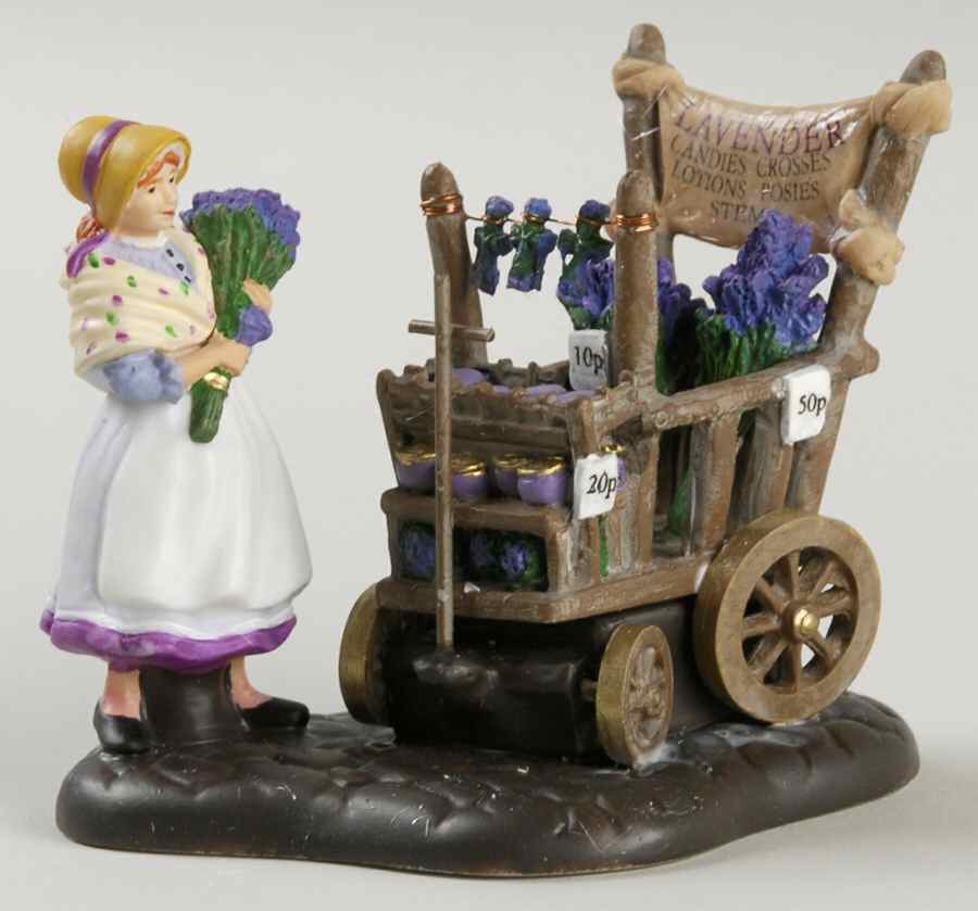 Dickens Village Lavender Costermonger - 539 With Box by Department 56-1