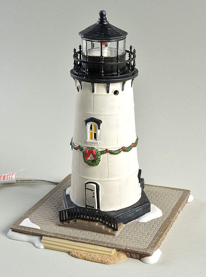 New England Village Edgartown Harbor Light - No Box by Department 56-1
