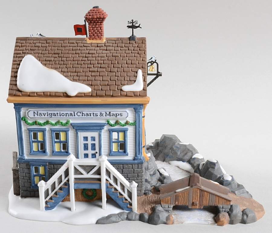 New England Village Navigational Charts And Maps - No Box by Department 56-1