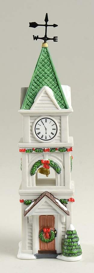 New England Village New England Clock Tower - Boxed by Department 56-1