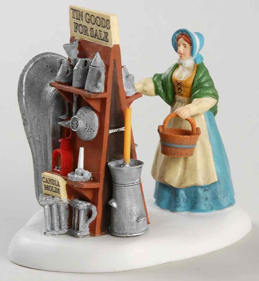 New England Village Tin Goods For Sale - No Box by Department 56-1
