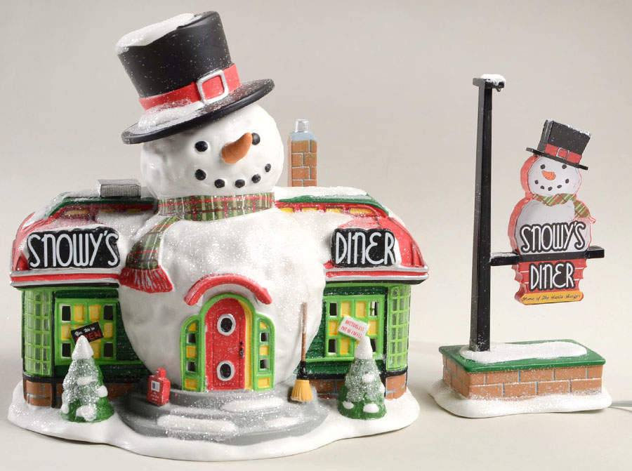 North Pole Village Snowy's Diner - Boxed by Department 56-1