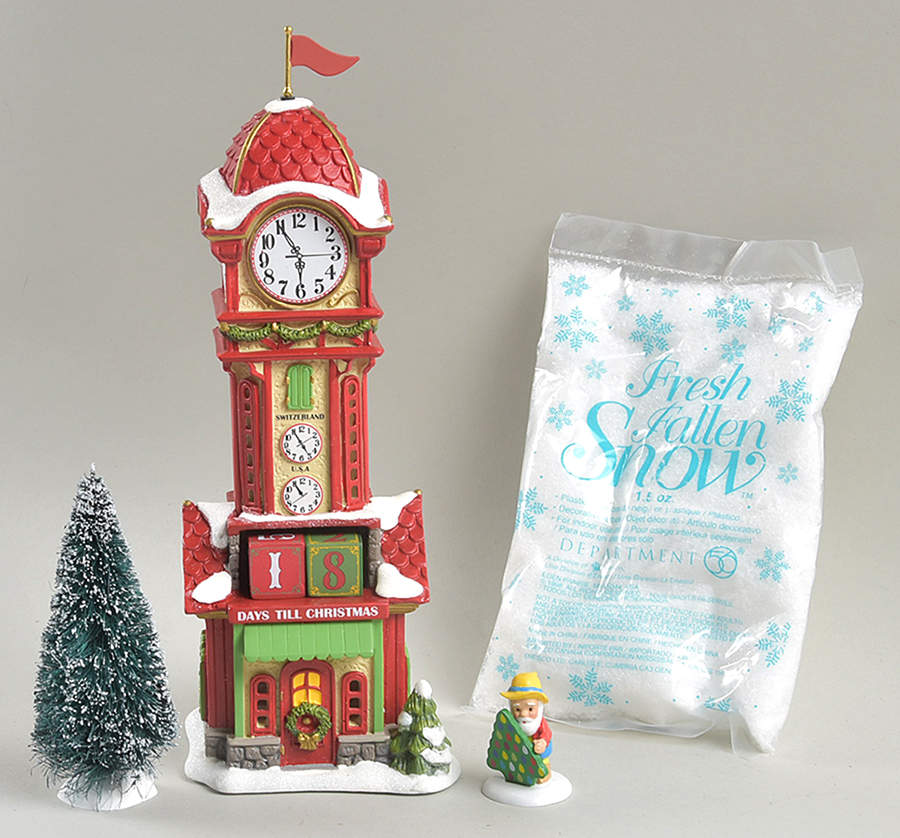 North Pole Village Christmas Countdown Tower-Set Of 4 - No Box by Department 56-1