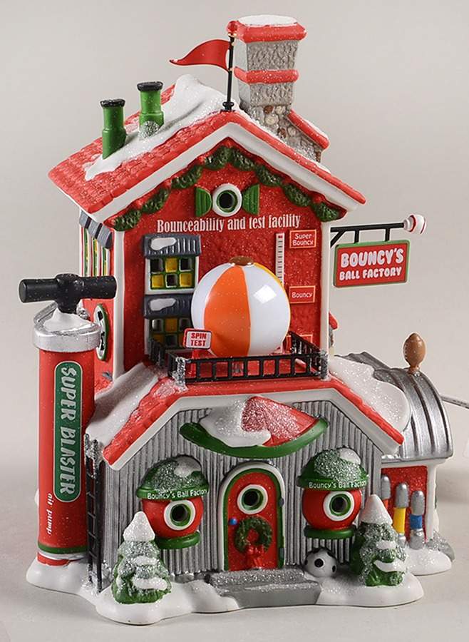 North Pole Village Bouncy's Ball Factory - With Box-Bx559 by Department 56-1