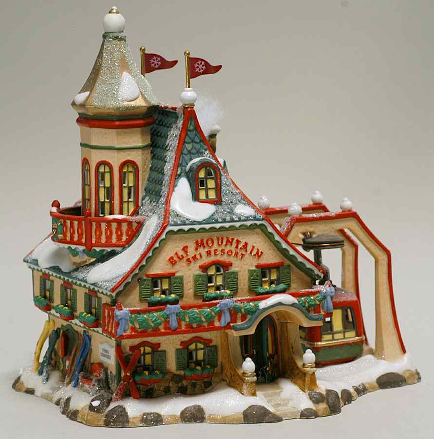 North Pole Village Elf Mountain Ski Resort - Boxed by Department 56-1