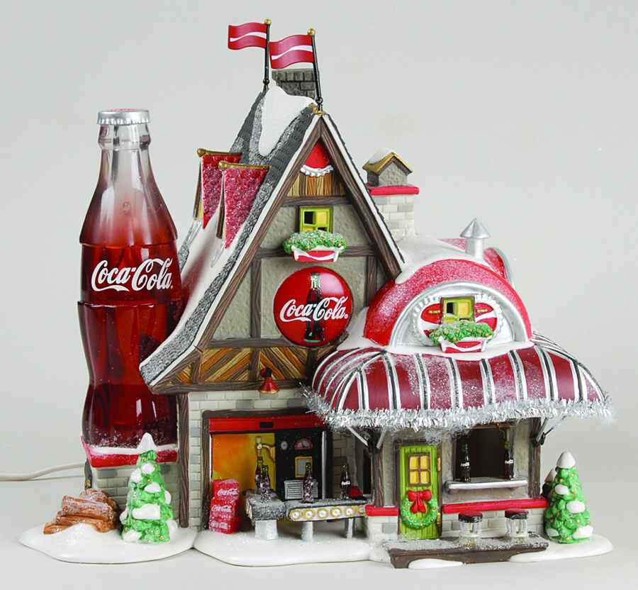 North Pole Village Coca-Cola Fizz Factory - Boxed by Department 56-1