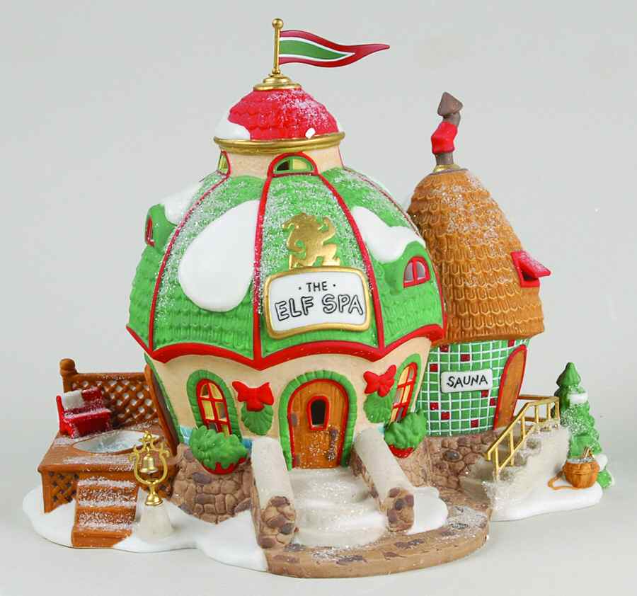 North Pole Village The Elf Spa - Boxed by Department 56-1