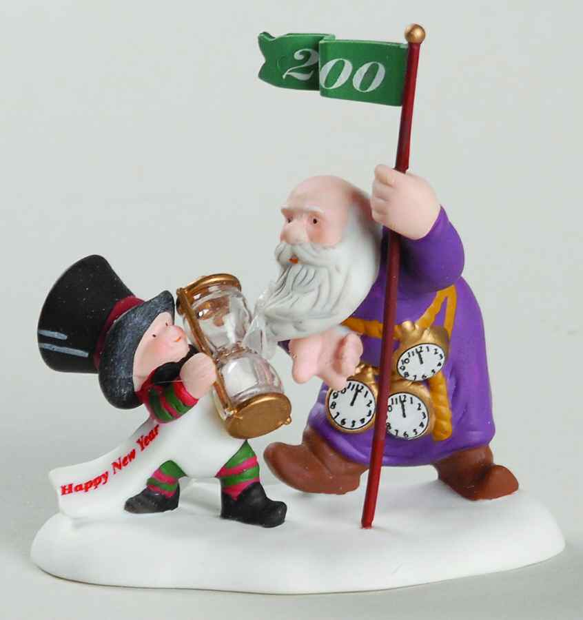 North Pole Village Happy New Year - Boxed by Department 56-1